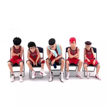 Hanamichi Sakuragi Ryota Miyagi Hisashi Mitsui Kaede Rukawa Фигурка Модель Игрушки Аниме Фигурка Завершенная фигурка 5 шт. Slam Dunk Kaede Rukawa