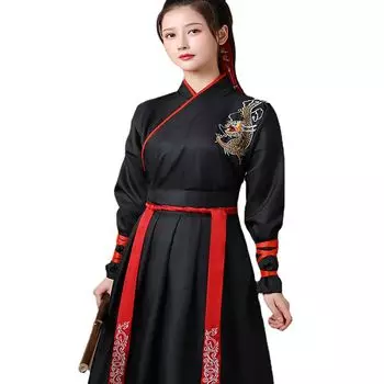 Hanbok School Halloween Unisex Cosplay [Cedar Eight] Костюм, Унисекс, Фестиваль, Событие, Костюм, (M) чёрный