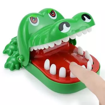 Hand Biting Little Crocodile Toy Biting Finger Children S Desktop Parent-Child Game Pressing Teeth Trick Interactive Toy