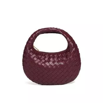 Hand-carried Woven Bag, Trendy Chain, Single-shoulder Crossbody Bag, Fresh and Versatile Handbag