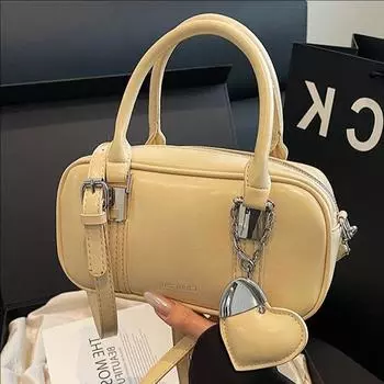 Hand Carry Pillow Bag Women S Simple Casual Shoulder Bag High-End Trend Messenger Bag белый