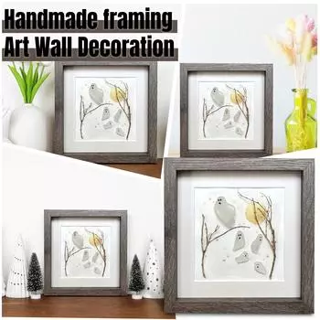 Hand-Framed Halloween Photo Frame Art Wall Decoration One Size