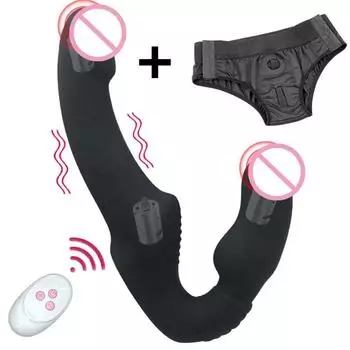 Hand Free Real Woman Penne Industrial Для мастурбации Трусики с пробковым анальным крючком Вагина и анус Вибратор Мужчины Vaginete