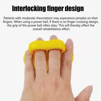 Hand Grip Strengthener Finger Exerciser Training Ball For Patient Recovery Elderly Stroke Arthriti Physical Therapy Hand Massage