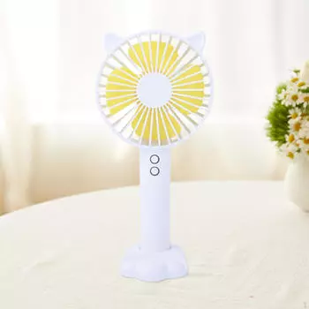 Hand, Mini Portable, Personal Desk, USB Rechargeable, for Home Desktop белый
