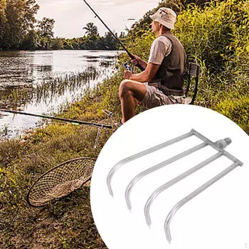 Hand Rake Head Aquatic Fishing Cleaning Practical Lake Gardening Tool Remover for Eight Tines