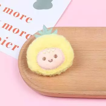 Hand-sewn Cute Fruit Plush Brooch Cloth Personalities Decoration Gift a
