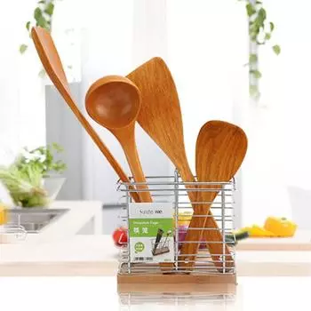 Hand Wok Wooden Fish Steak Kitchen Utensil Accessories Spatula Shovel Turners Cooking Tools D