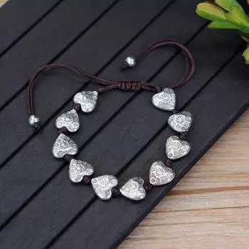 Hand-woven bracelets, retro and versatile for men and women, adjustable bracelets, small fish butterfly bracelets, accessories.