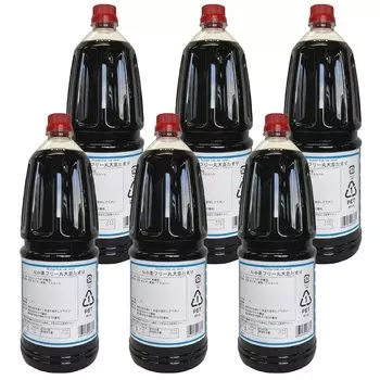 Handa no Umiya Без пшеницы Цельные соевые бобы Соевый соус Тамари Без глютена Без пшеницы x 6 бутылок Без добавления химических приправ 1,8 л