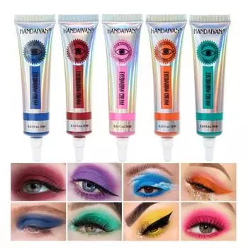 Handaiyan 15 мл матовые стойкие не размазывающиеся крем-гели для век с пигментом для глаз косметические