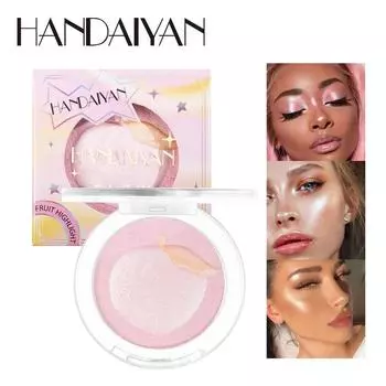 HANDAIYAN Fruit Series High-light Powder Cake Трехмерная яркая тень для носа Fine Flash Diamond Shred 01