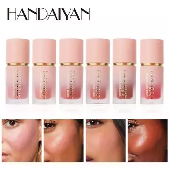 HANDAIYAN Liquid Blush Facial Makeup Matte Blush для легкого нанесения цвета 01#