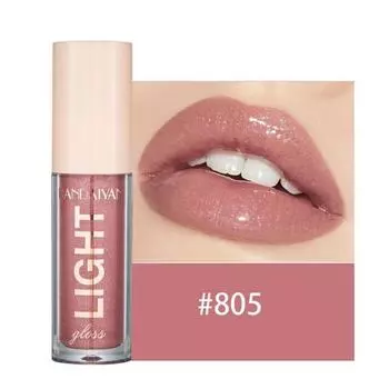 Handaiyan Moisturizing Lip Gloss Transparent Liquid Lipstick Glossy Shiny Glossy Tint Ink Makeup, 805, 09 805, 1 piece