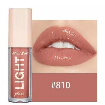 Handaiyan Moisturizing Lip Gloss Transparent Liquid Lipstick Glossy Shiny Glossy Tint Ink Makeup, 810, 06 810, 1 piece