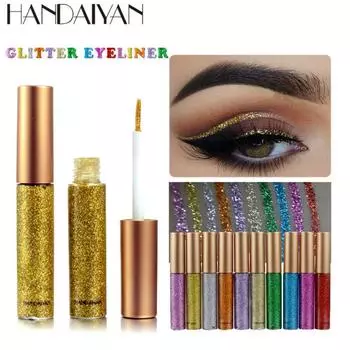 HANDAIYAN Сценический макияж для ночного клуба Макияж для выступлений и красочные блестящие блестки, привлекательное решение для теней 01