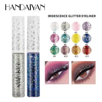 HANDAIYAN Сценический макияж Dream Shiny Sequins Fantasy Тени для век Подводка для глаз 01