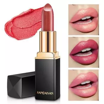 HANDAIYAN Сексуальная меняющая цвет блестящая губная помада Shimmer Diamond Matte MetallicLip Gloss длительный водостойкий #01