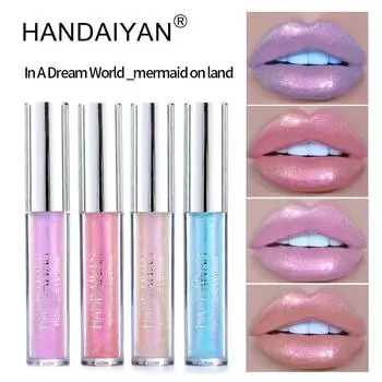 HANDAIYAN Skitterend En Kleurige Lipkleurige Lip Glslik Polariseare Lippenstok Hydrateert Hydraterende Lipgloss