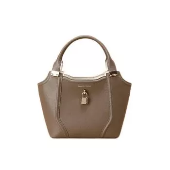 Handbag Cutting Design Tote Bag Greige [Samantha Thavasa] Women s