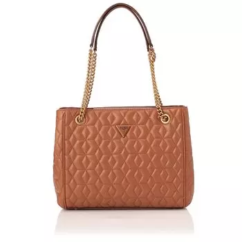 Handbag QB867723 ELENIA COGNAC [Guess] Women s [Item]