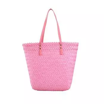 Handbag Vegetable Basket Bag Shoulder Bag Weave Bag Casual Picnic S-style 3