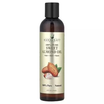 Handcraft Blends, 100% Чистое масло сладкого миндаля, 236 мл (8 жидких унций)