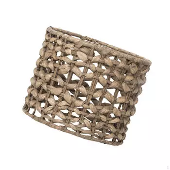 Подвесной светильник ручной работы, плетеный абажур для декора кухни в кафе на открытом воздухе чёрный