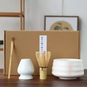 Handgemaakte Thuis Schoon Matcha Thee Set Подставка для инструментов Kit Kom Garde Scoop Ceremonie Traditionele Japanse Thee Наборы аксессуаров