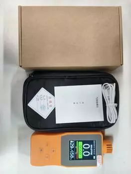 Handheld Ammonia Gas Detector 0~100 PPM Digital NH3 Gas Tester with LCD Display Temperature( Fahrenheit celsius ) оранжевый