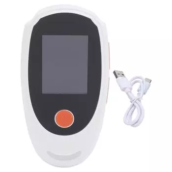 Handheld Digital Microscope with LED Light 2MP 2 Inch Screen Digital Magnifying Glass for Plants белый