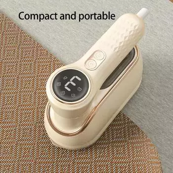 Handheld Electric Ironing Machine 1200W Portable Iron Fast Heating LCD Display Wrinkle Remover for Clothes X7XA EU