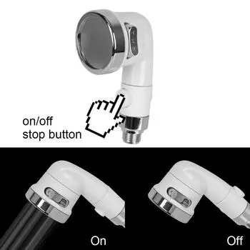 Handheld Faucet Adapter Set 3 Modes Water-saving For Home Bathroom Kitchen Faucet Diverter Valve Shower head белый