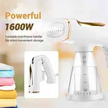 Handheld Foldable Steam Iron Garment Steamers Ironing Machine Travel Portable Ironing Machine Garment Ironing Machine Steamer EU белый