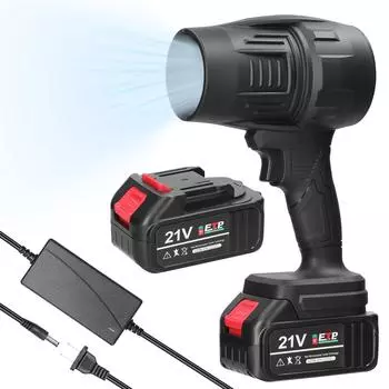 Ручной реактивный вентилятор, 500 г, мощный вентилятор с щеточным двигателем, канальный турбовентилятор, мощный канальный вентилятор 1pcs battery US Plug разноцветный