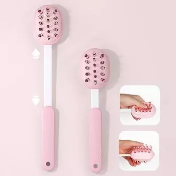 Ручной массажный молоток Meridians Back Knock Massage Hammer Массаж спины для всего тела Расслабляющий массажер 29-38 см Инструмент для ухода за здоровьем фиолетовый