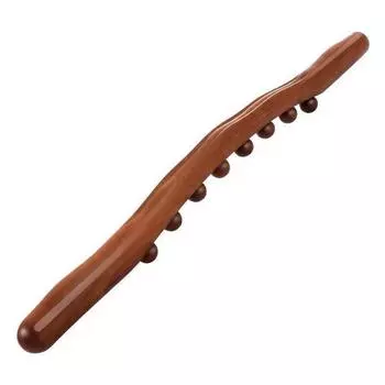 Handheld Massage Stick Relieve Stress Wood Relax Therapy Tool Muscle Relaxing Dredging Meridians Scraping Stick
