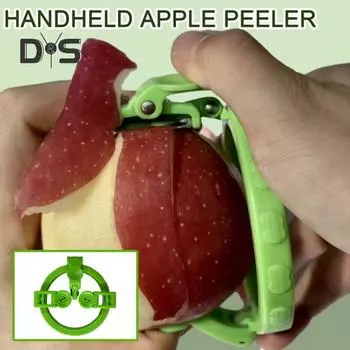 Handheld Pear Peeler Foldable Vegetable Peeler Multi-Purpose Fruit Peeling Tool for Apple Melon Potato Ergonomic Non-Slip Handle Kitchen Gadget for 1pc трава зеленый