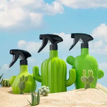 Handheld Pump Sprayer Watering Can 1000ml Multifunctional Planting Supplies Sprinkler Cactuses Shape