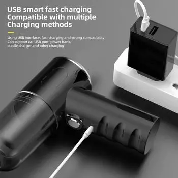 Handheld Vacuum Cleaner Vacuum Wireless 1200MAH ABS Black Car Cleaner Dual Use For Most Cars Replacement Practical CHINA