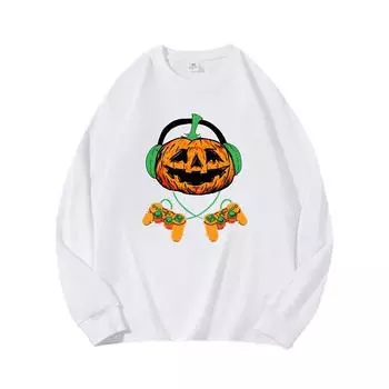 Handle Autumn Clothing Длинные рукава из чистого хлопка Новые мужские и женские топы, весенний внутренний слой, базовая рубашка, футболка с круглым вырезом и длинными рукавами M коричневый