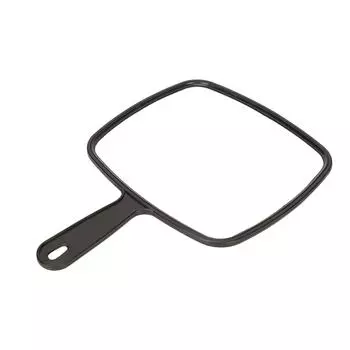 Handle Shaving Mirror Quadrate High Definition Mirror Anti Slip Handle Design Hand Mirror for Hair