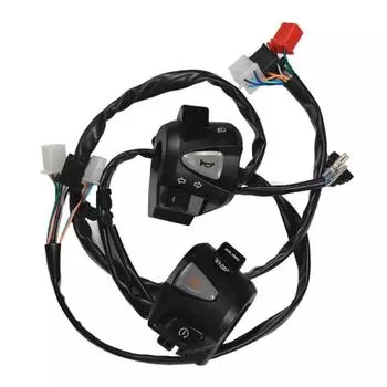 Handlebar Motorbike Part Horn Button Starter Turn Fog Light чёрный