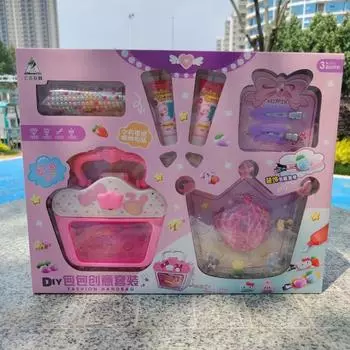 Сумка ручной работы 1 шт. Набор кремового клея для детей, самодельные декоративные игрушки для девочек, подарки за баллы