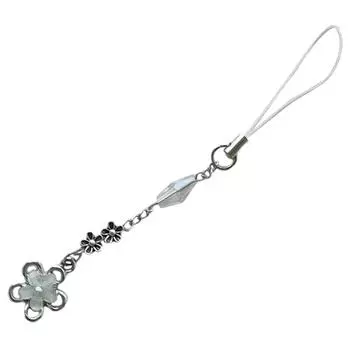 Handmade Beaded Phone Chain Four Leaf Clovers Cellphone Charm Colorful Keyring Pendant Cellphone Charm Accessory