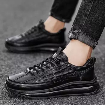 Handmade Casual Leather Men Shoes Breathable Sneaker Driving Loafers Shoes Men Hot Sale Moccasins Wallking Sneakers Shoes 39 коричневый