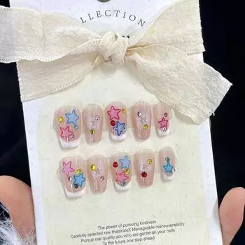 Handmade Celebrity Fashionable Wearable Nail Polish With Sweet Spicy Girl Design L