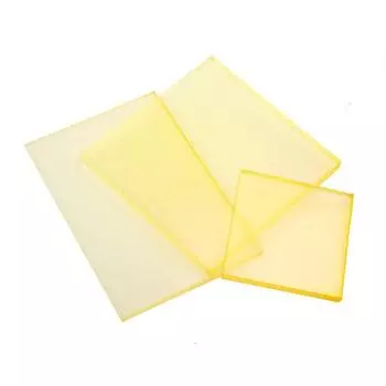 Handmade DIY leather goods making punching pad, cow tendon pad, diamond cut punching pad tool жёлтый