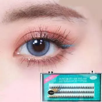 Handmade DIY Natural Long Grafting Eyelashes Fan Eyelashes Premade Volume Individual Eyelashes 9mm