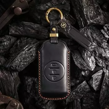 Handmade Genuine Leather Key Cover for Chery Xingtu Tiggo 7 коричневый
